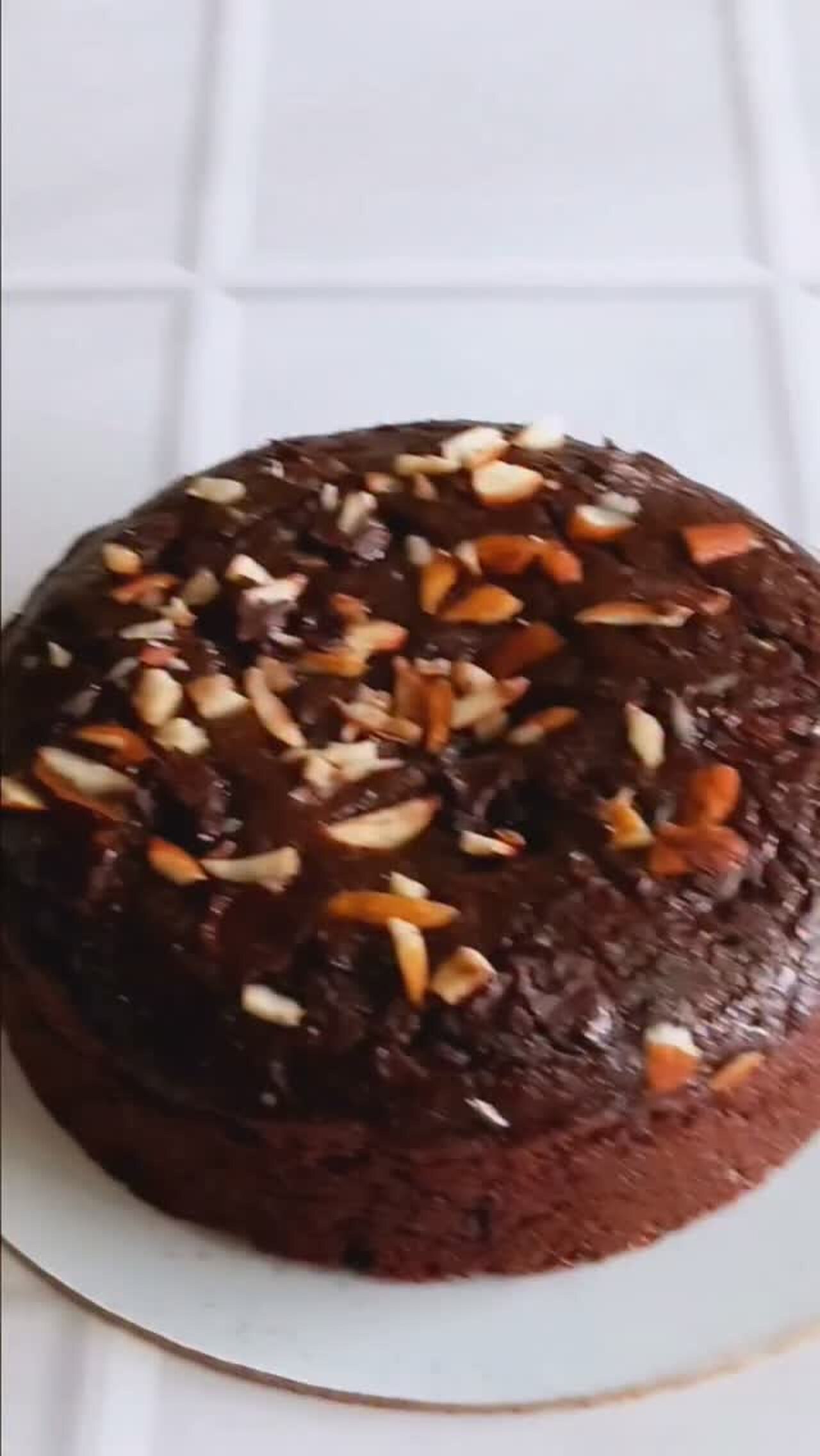 Chocolate almond cake